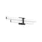 Z-Lite Zane Vanity, 2-Light, 25 In.W x 2.5 In.L x 5 In.H, Matte Black/Frosted 1008-25W-MB-LED - alternate 5